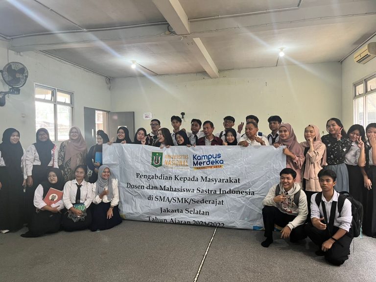 Read more about the article Pengabdian masyarakat Prodi Sastra Indonesia di SMK Wisata Indonesia